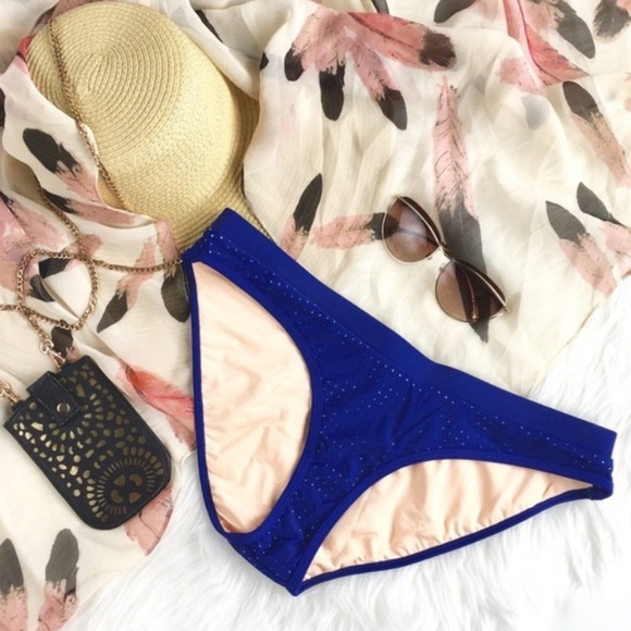 Fabletics Other - Fabletics | Indigo Nude Perforated Bikini Bottoms